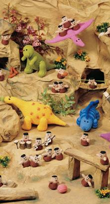 Cave People and Dinosaurs